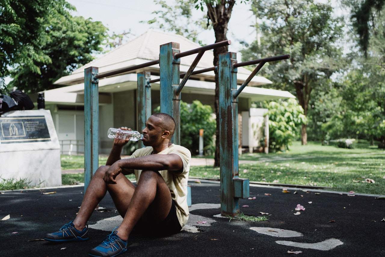 Man drinking water - Simple Healthy Habits