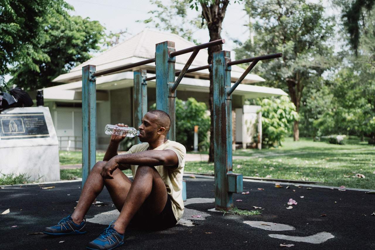 Man drinking water - Simple Healthy Habits