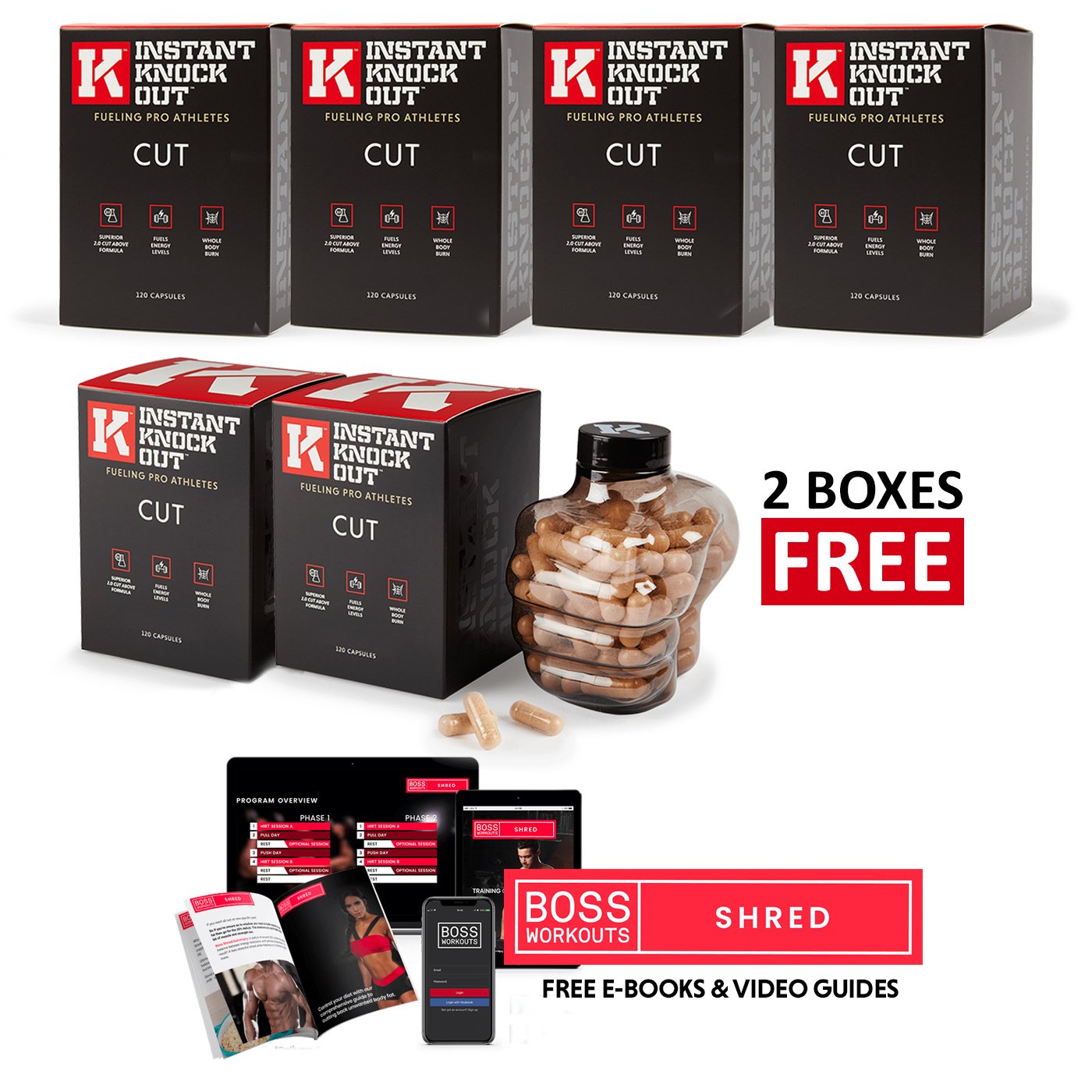 Ultimate Shredding Stack - 6 Months Supply – Instant Knockout